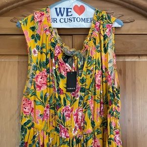 NWT torrid floral maxi dress